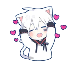 Telegram sticker 😌 mafu mafu & chik