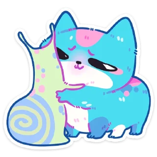 Telegram sticker 🐌 Куси от @TgSticker
