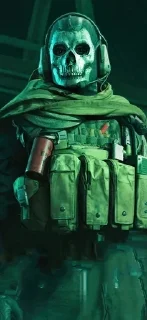 Телеграм стикер ❤️ Ghost Call of duty :: @fStikBot