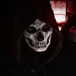 Телеграм стикер 😳 Ghost Call of duty :: @fStikBot