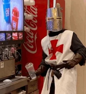 Video sticker ✝ Deus vult, infidel