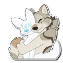 Sticker 🤗 Major Wolf