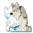 Телеграм стикер 💦 Major Wolf