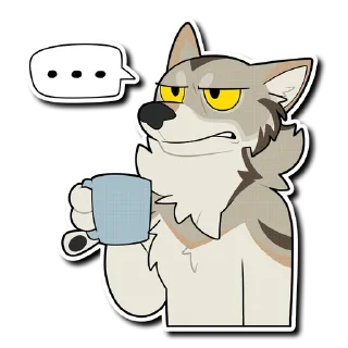 Video sticker 💬 Major Wolf