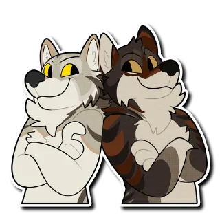 Telegram sticker 😁 Major Wolf