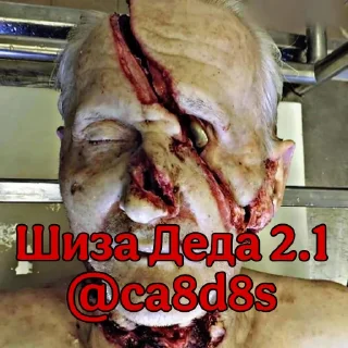 Sticker 🪓 Шиза Деда 2.1 @ca8d8ss