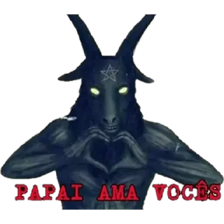 Telegram stiker ❤️ Satanismo fodaze