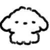Video sticker 🐶 (@ShoutoEmoji) Floofy