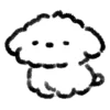 Video sticker 🐶 (@ShoutoEmoji) Floofy