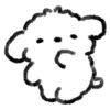 Video sticker 🐶 (@ShoutoEmoji) Floofy