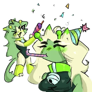Telegram sticker 🎉 Ammy X Annie @ronfos