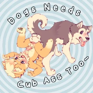 Sticker 😵‍💫 Cubs ~ @BestialityC & @CorgiBase