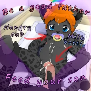 Telegram sticker ❤️‍🔥 Cubs ~ @BestialityC & @CorgiBase