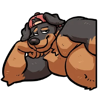 Video sticker 😏 Brian Rottweiler