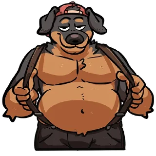 Video sticker 😏 Brian Rottweiler