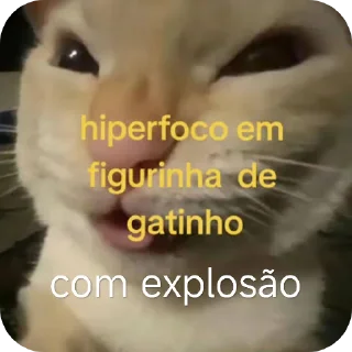 Telegram stiker 👍 Explosão gatinho