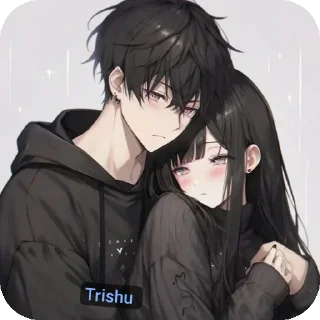 Telegram sticker 🤗 Uff luv Trishu💗✨