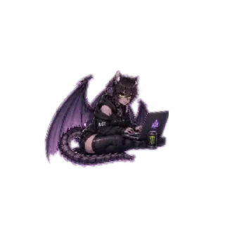 Sticker 👍 Ari furry