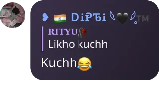 Sticker 😂 ❥ 🇮🇳 ＤᎥᎮᏖᎥ 𓆩🖤𓆪̥™s kang pack