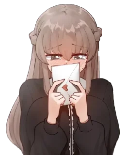 Telegram sticker 💕 일진녀 과와하기