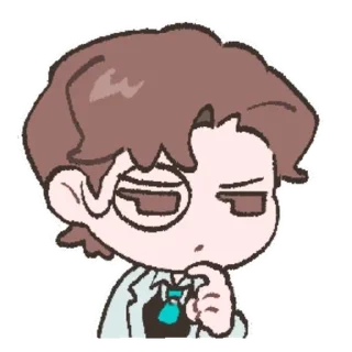Telegram sticker 🤔 Orphy – author @gouboot (tw) :: @fStikBot