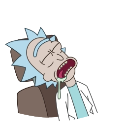 Sticker 😴 Rick and Morty • @tgemojis