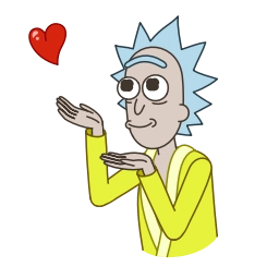 Sticker ❤️ Rick and Morty • @tgemojis