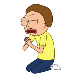Sticker 🙏 Rick and Morty • @tgemojis