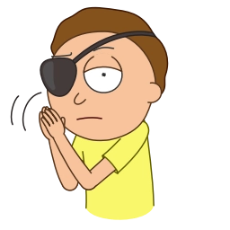 Sticker 😐 Rick and Morty • @tgemojis