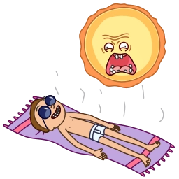 Sticker 🌤 Rick and Morty • @tgemojis