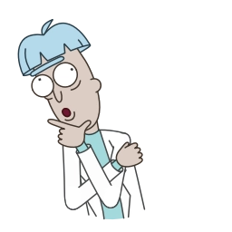 Sticker 🤔 Rick and Morty • @tgemojis