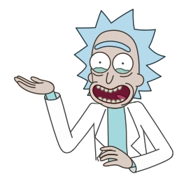 Sticker 😅 Rick and Morty •...