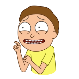 Sticker ☝ Rick and Morty • @tgemojis