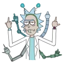 Video sticker 🖕 Rick and Morty •...