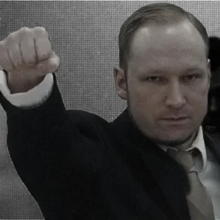 Sticker ✊ Anders Breivik by @A926392739