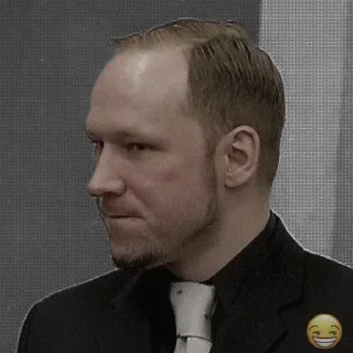 Telegram sticker 😏 Anders Breivik by @A926392739
