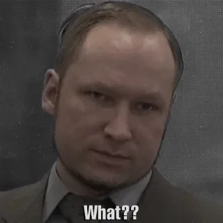 Telegram sticker 🤨 Anders Breivik by @A926392739