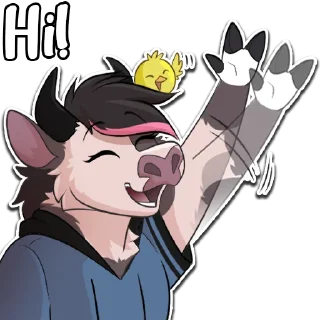 Sticker 👋 Pru The Cow