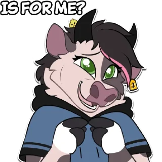 Telegram sticker 🥹 Pru The Cow
