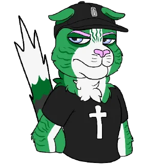 Video sticker 😠 Kale the Cat by Pato Vixen