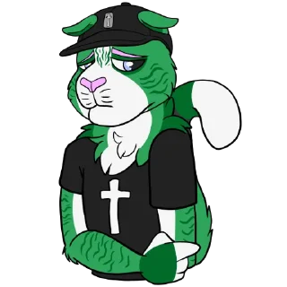 Video sticker 😔 Kale the Cat by Pato Vixen