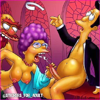 Телеграм стикер 🤭 Simpsons (@sissychannels)