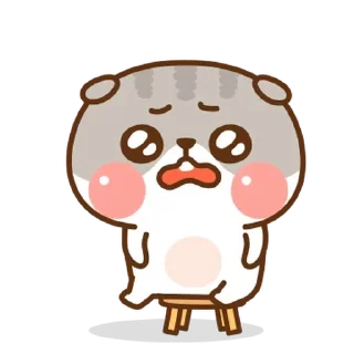 Sticker 💬 햄스는 귀여우니까! By @KakaoEmoticon)