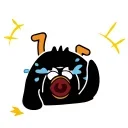 Telegram sticker 😭 Black Duck @IMG2D