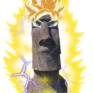 Video sticker 🗿 Moai :: @REXX_AM