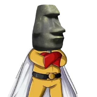 Video sticker 🗿 Moai :: @REXX_AM