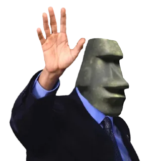 Telegram sticker 🗿 Moai :: @REXX_AM