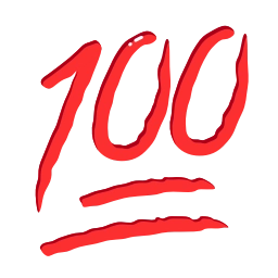 Sticker 💯 Emoji Short Animations | @EmojisHub