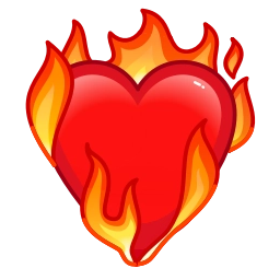 Sticker ❤️‍🔥 Emoji Short Animations | @EmojisHub