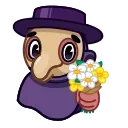 Video sticker 💐 Doctor Bubonic